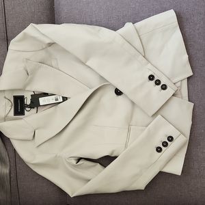 New vegan leather jacket. Color Stone size XS